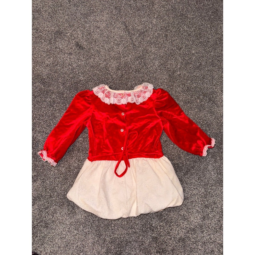 Evy - Girls Christmas Long‎ Sleeve Dress - Picture 6 of 12